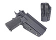 Kydex Customs Bare Bones Hi-Capa Holster - Left Handed - Black-0