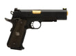 Salient Arms International by EMG 1911 RED Gas Pistol (Gold Barrel - Black - SA-RD0100)-0