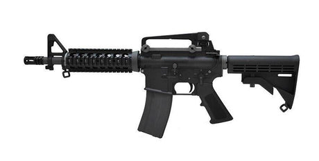 WE M4 CQB-R Gas Blowback Rifle (R002) - Black-0