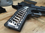 5KU 1911 Grip Panels 'Cobra Skeleton' Full Size for 1911 GBB - Silver-1