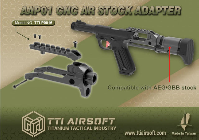 TTI AR Stock Adapter - Black-0