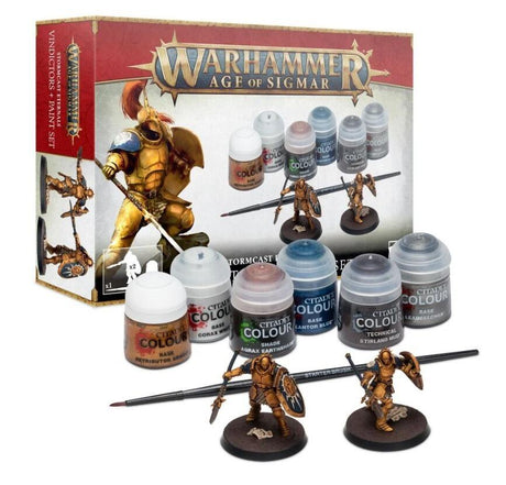 Stormcast Eternals: Vindictors + Paints Set (60-10)-0