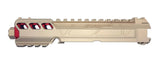 CTMA FUKU-2 CNC Aluminium Upper Slide Set - Gold/Red-0