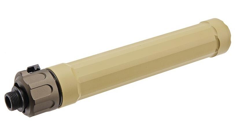 5KU Ryder9 Suppressor for Cyma MP5 Series - Tan-0