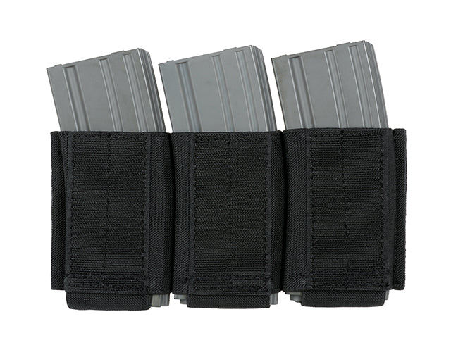 8Fields Plate Carrier Triple AR-15/M4 Magazine Insert - Black