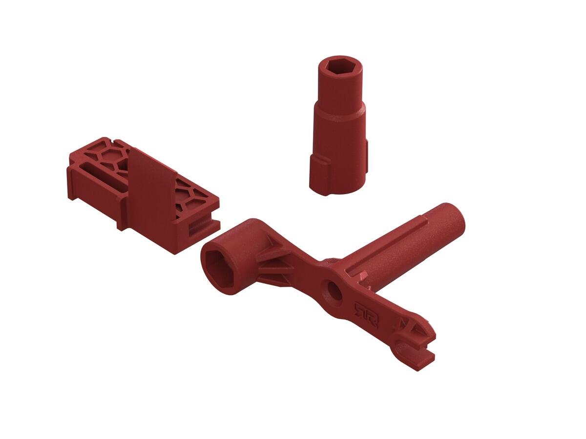 Arrma Chassis Spine Block/Multi-Tool 4x4-0