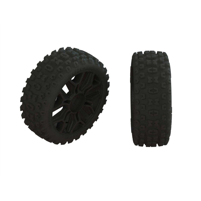 Arrma 2HO Tire Set - Glued-0