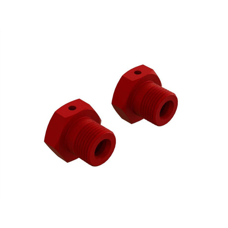 Arrma Aluminium Wheel Hex - 17mm Red-0