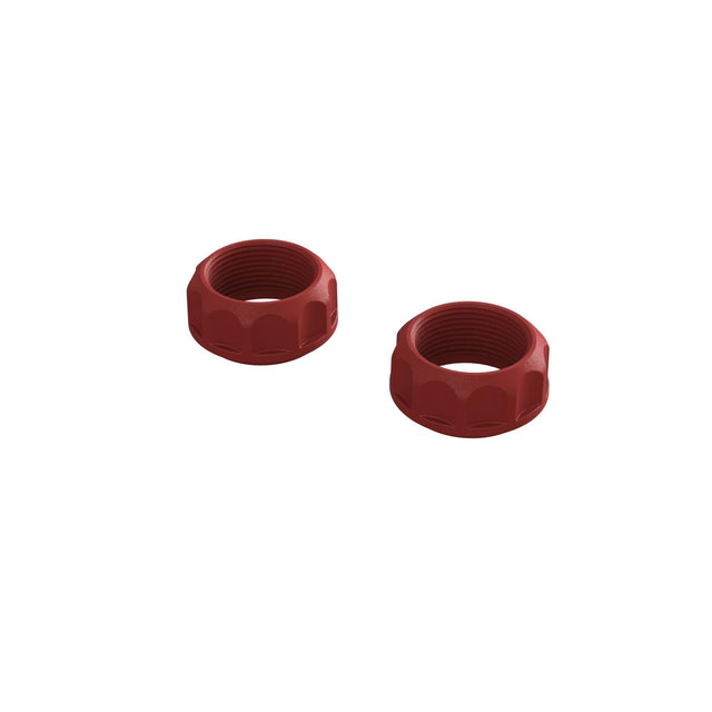 Arrma 1/8 Infraction Threaded Shock Collar - Red-0