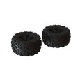 Arrma dBoots 'Copperhead2 MT' 6S Tire Set - Black-0