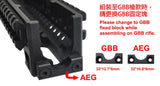 LCK Series 3-Way RIS Lower Handguard (123mm)